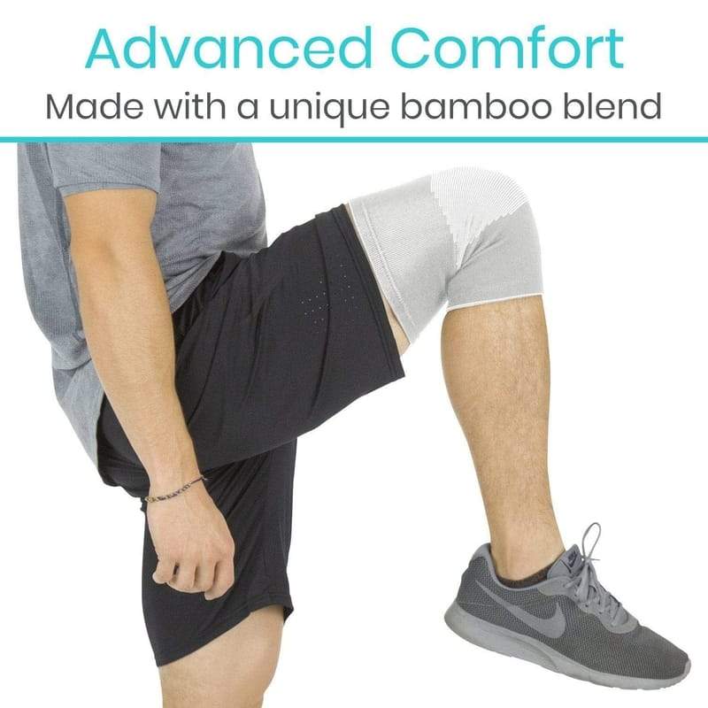 Bamboo Compression Knee Sleeve(Pack Of 2)