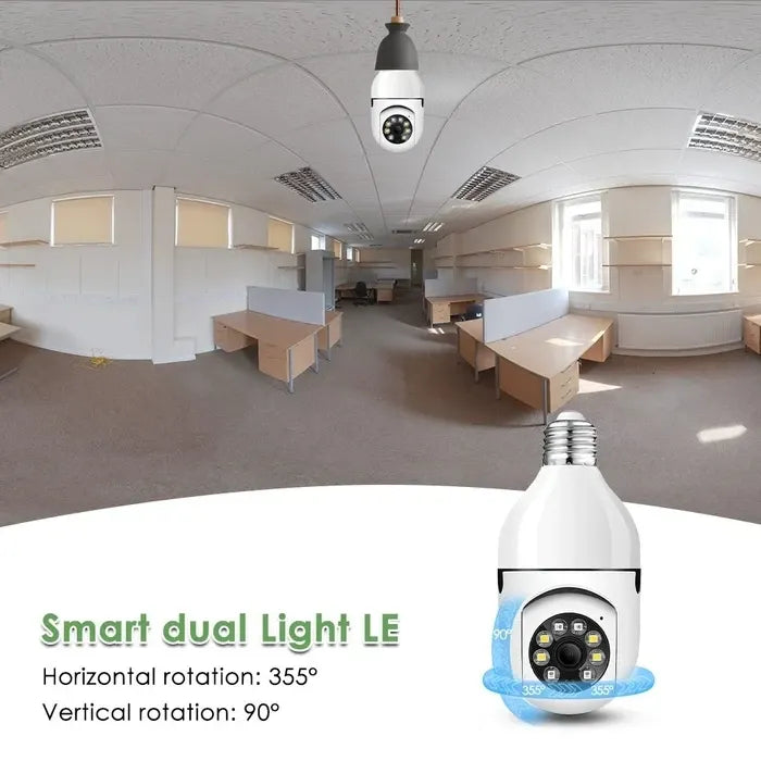 5G Wireless Wi-Fi Light Bulb Security Camera