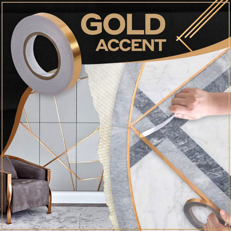 Ceramic Tile Gap Tape -Gold Color (50 Meters)