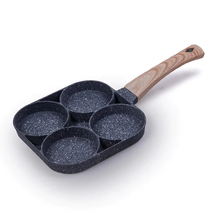 Four Hole Non-Stick Frying Pan