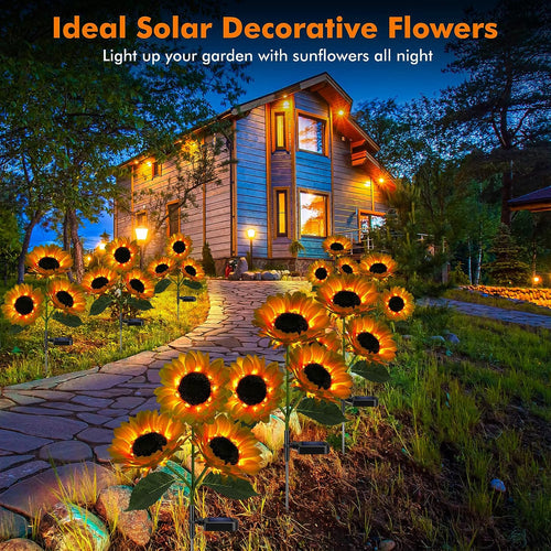 Sunflower Solar Lights