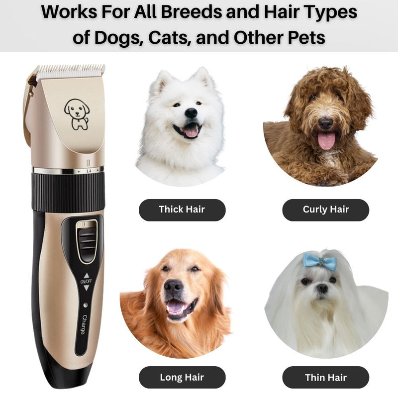 Silent Pet Hair Trimmer Pro