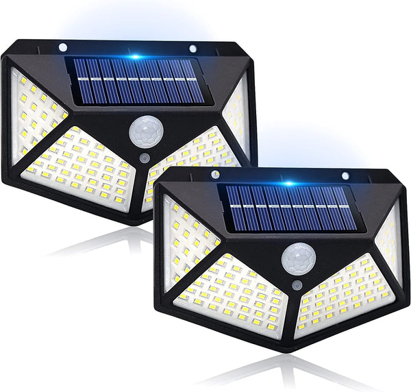 Solar Motion Sensing LED Light with 100 LEDs